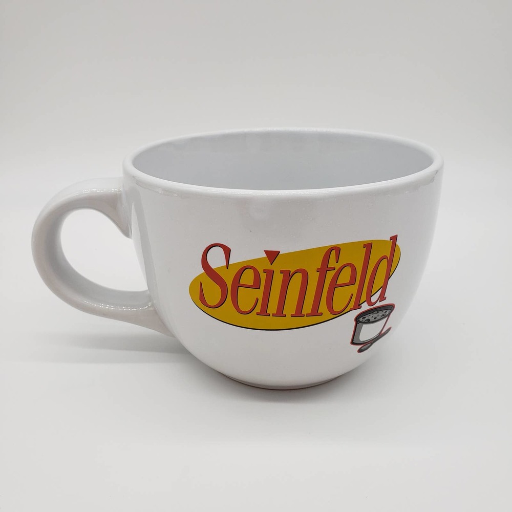 Silver Buffalo Seinfeld White Lightweight No Soup For You Ceramic Coffee Mug